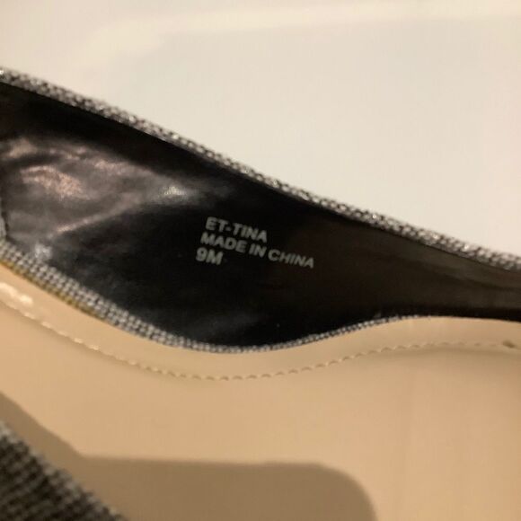 ‎ELLEN TRACY KITTEN HEEL SLINGBACK SHOES SZ 9M - Picture 8 of 12